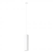 Elgo 204898A - 1 LT Pendant w/ White Finish & White Cylinder Shade