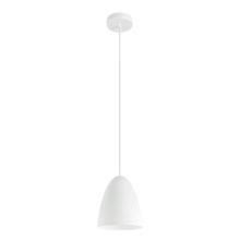 Elgo 205287A - 1 LT Pendant w/ White Exterior & Matte White Interior Metal Shade