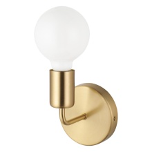 Elgo 205334A - 1 LT Open Bulb Wall Light w/ a Brushed Gold Finish