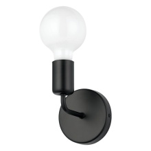 Elgo 205335A - 1 LT Open Bulb Wall Light w/ a Matte Black Finish