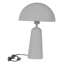 Elgo 206033A - 1 LT Table Lamp w/ Grey Finish & Grey Metal Shade