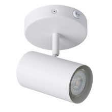 Elgo 206039A - 1 LT Fixed Track Light w/ White Finish & White Lamp Head