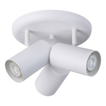 Elgo 206042A - 3 LT Circular Ceiling Track Light w/ White Finish
