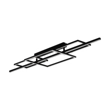 Elgo 390282A - 1 LT LED Ceiling Light w/ Black Finish & White Acrylic Diffuser