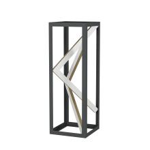 Elgo 390418A - 1 LT LED Table Lamp w/ Black & Gold Finish w/ White Acrylic Diffuser