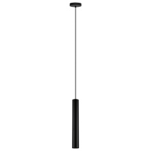Elgo 62547A - 1 LT Cylinder Pendant w/ Matte Black Finish