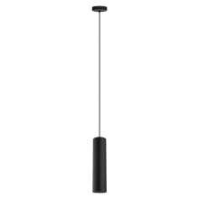 Elgo 62557A - 1 LT Cylinder Pendant w/ Matte Black Finish