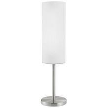 Elgo 85981A - 1 LT Table Lamp w/ Matte Nickel Finish & White Frosted Glass Shade