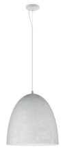 Elgo 94355A - 1 LT Pendant w/ Grey Finish & Grey Shade
