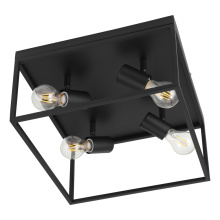 Elgo 98334A - 4 LT Ceiling Light w/ Black Finish