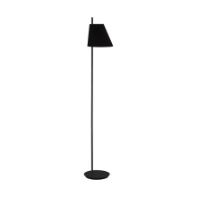 Elgo 99015A - 1 LT Floor Lamp w/ a Black Finish & Black Fabric Shade