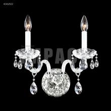  40462S22 - Palace Ice 2 Arm Wall Sconce