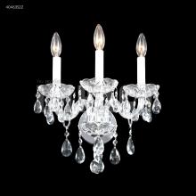  40463S22 - Palace Ice 3 Arm Wall Sconce