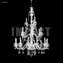  40480S22 - Palace Ice 21 Arm Chandelier