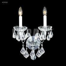  40792S22 - Palace Ice 2 Arm Wall Sconce