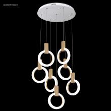  41097W22LED - Acrylic Chandelier