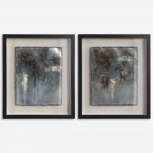  35366 - Rustic Patina Framed Prints, Set/2