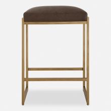  23419 - Uttermost Atticus Gold Counter Stool