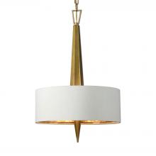  21264 - Obeliska 3 Light Gold Chandelier