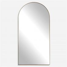  09841 - Uttermost Crosley Antique Brass Arch Mirror