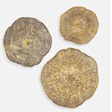  04370 - Uttermost Radiance Gold Metal Wall Decor Set/3